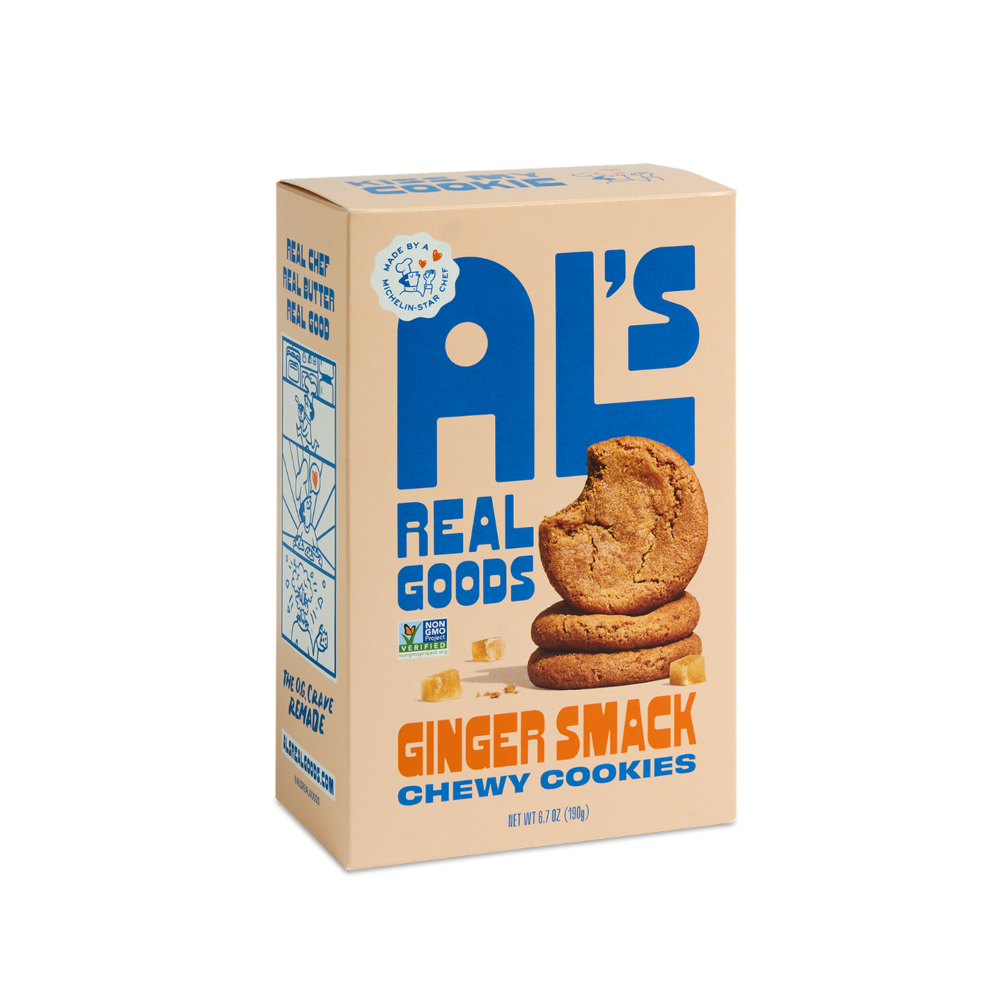 AL's Real Goods - Ginger Smack Chewy Cookies