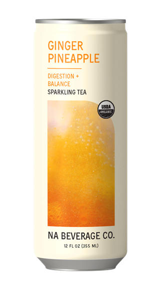 NA - Functional Sparkling Tea Ginger Pineapple